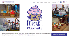 Desktop Screenshot of cupcakecarnivale.com
